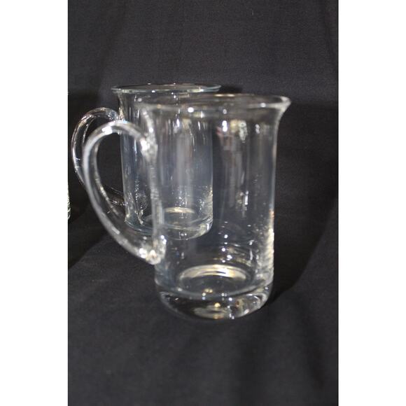 RARE Vintage Set of 6 Holmegaard Glass Beer Mugs Glasses by Michael Bang - Picture 3 of 7